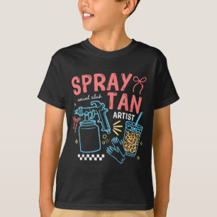 Spray Tan Artist Tech Retro Beauty Tanning Salon T-Shirt