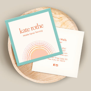 Spray Tan Tropical  Sun   Calling Card