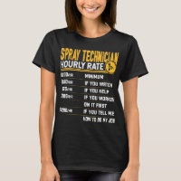 Spray Technician Hourly Rate Funny Spray Painter S