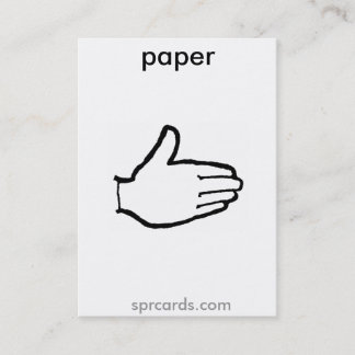 sprcards-papercard business card