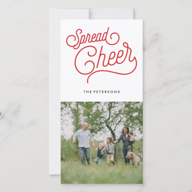 Spread Cheer Holiday Card (Front)