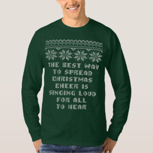 Spread Christmas Cheer Holiday Ugly Sweater Shirt