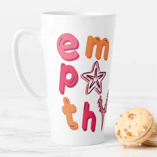 Spread Empathy to the Oceans Latte Mug (In Situ)