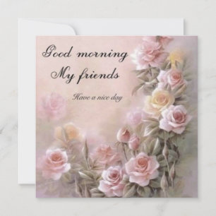  Spread Holiday Cheer: "Good Morning Friend" Flat 