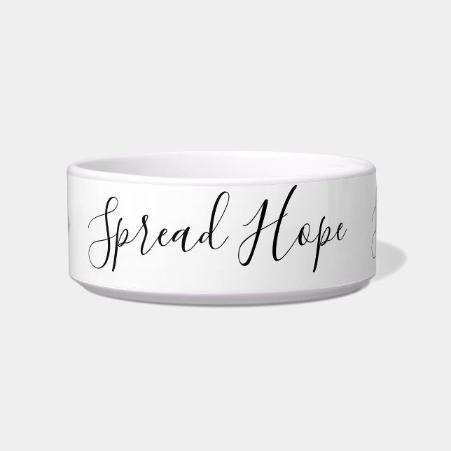 Spread Hope pet dish (Front)