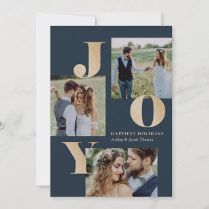 Spread Joy EDITABLE COLOR Holiday Photo Card