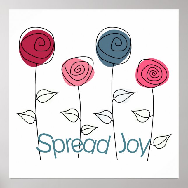 Spread Joy Poster (Front)