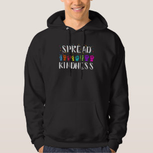 Spread Kindness Anti Bullying Matters Language Ins Hoodie