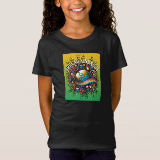 Spread Kindness Colourful World Art T-Shirt