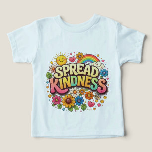 Spread Kindness – Cute Floral Rainbow 