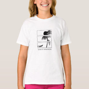 Spread Kindness Daisy Graphic Girls' T-Shirt Eid
