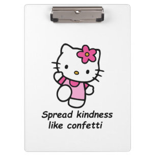 Spread Kindness Like Confetti Clipboard