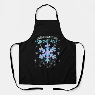 Spread Kindness Like Snowflakes Christmas Teacher Apron