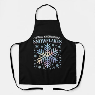Spread Kindness Like Snowflakes Christmas Teacher Apron