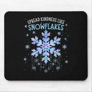 Spread Kindness Like Snowflakes Christmas Teacher  Mouse Pad