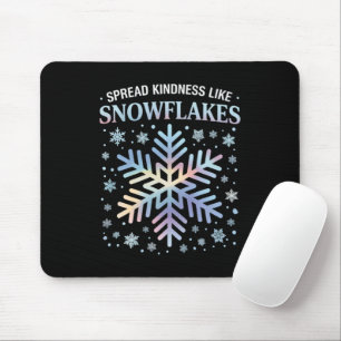 Spread Kindness Like Snowflakes Christmas Teacher Mouse Pad