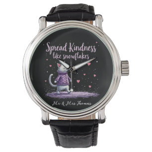 Spread Kindness Like Snowflakes Cosy Winter Vibes Watch
