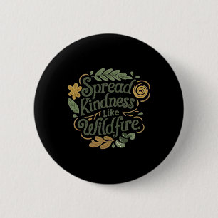 Spread Kindness - Positive Affirmation Sticker  6 Cm Round Badge