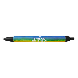 Spread Kindness Rainbow Black Ink Pen