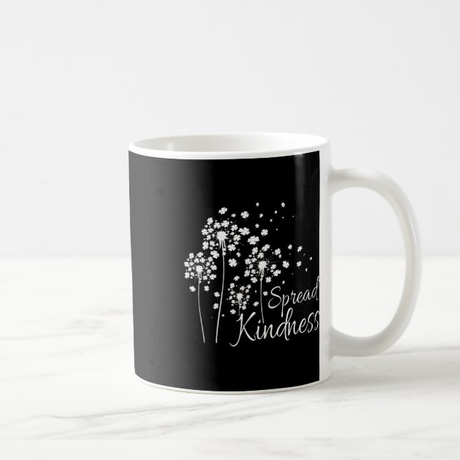 Spread Kindness Shamrock St Patrick's Day  Coffee Mug (Right)
