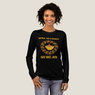 Spread Light, Share Joy. Tri-Blend Shirt