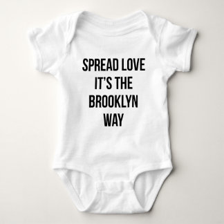 Spread Love It's the Brooklyn Way Baby Bodysuit