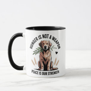 Spread Love & Peace with Our Golden Retriever  Mug