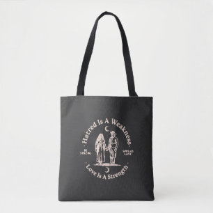 spread love tote bag