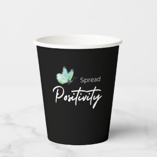 Spread Positivity Paper Cups