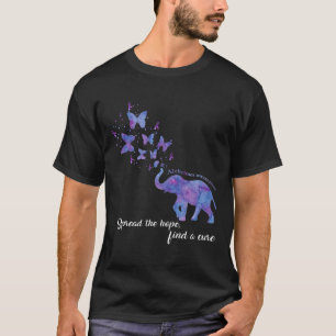 Spread The Hope Find A Cure Alzheimer Awareness Gi T-Shirt