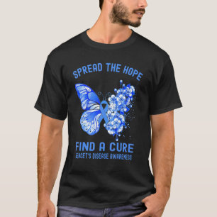 Spread The Hope Find A Cure Behcet's Disease Aware T-Shirt