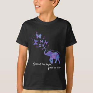 Spread The Hope Find A Cure Heimerheimer Awareness T-Shirt