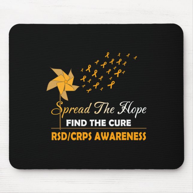 SPREAD THE HOPE RSD CRPS Awareness  Mouse Pad (Front)