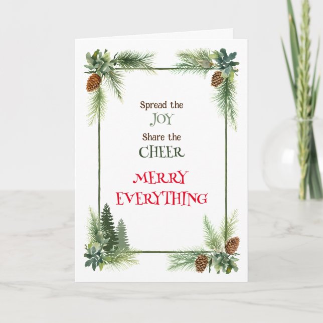 Spread the Joy Holiday Card (Front)