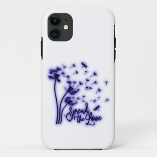 Spread The Love Dandelions and Dragonflies Case-Mate iPhone Case