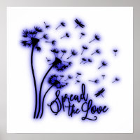 Spread The Love Dandelions and Dragonflies