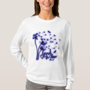 Spread The Love Dandelions and Dragonflies T-Shirt