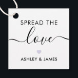 Spread the Love Tag, Wedding Gift Tag, Lavender Favour Tags<br><div class="desc">These are the perfect little gift tags. You can customise front and back text,  as well as change the colours.</div>