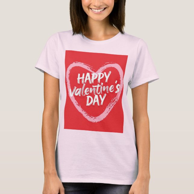 Spread the Love this Valentine's Day T-Shirt (Front)