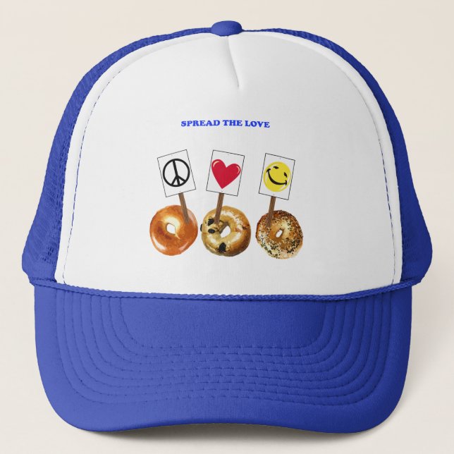 spread the love trucker hat (Front)