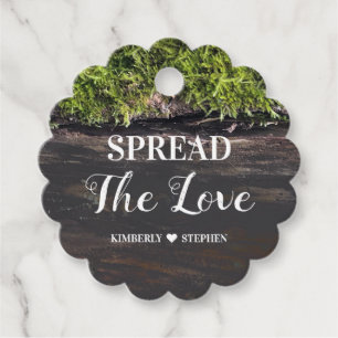 Spread The Love Wedding Favour Tags