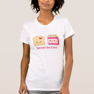Spread the love with Cute Toast and Jam T-Shirt