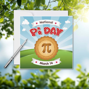 Spread the Word Pi Day Invitation
