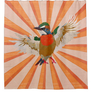 SPREAD YOUR WINGS SHOWER CURTAIN