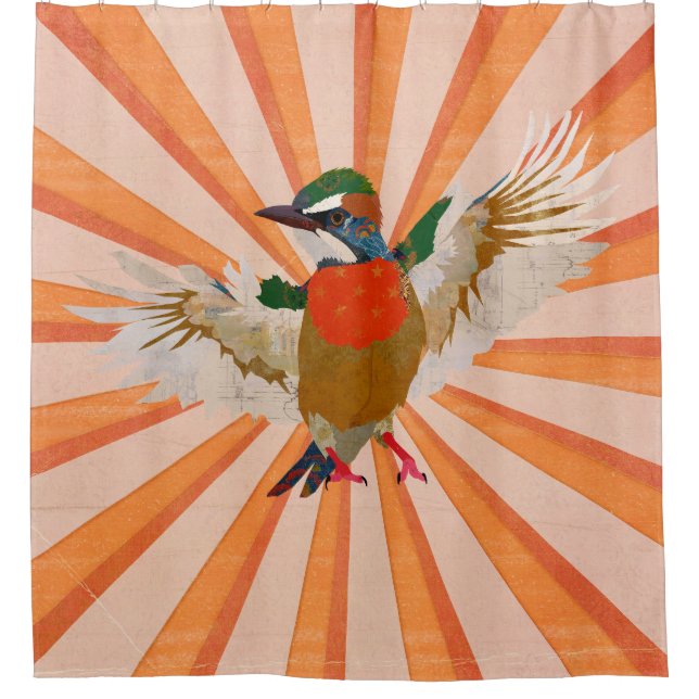 SPREAD YOUR WINGS SHOWER CURTAIN (Front)