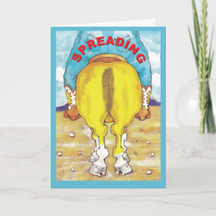 Spreading birthday cheer card