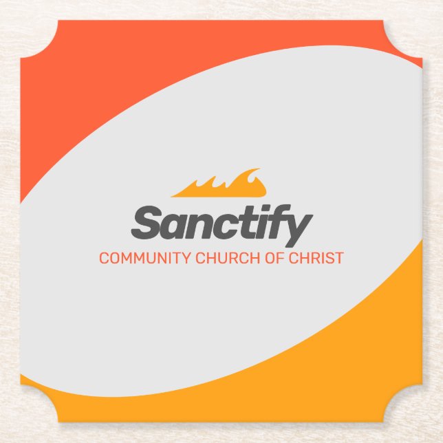 Spreading Fire Paper Coaster (Front)