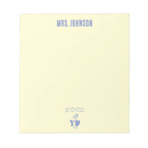 Spreading Literary Joy & Wisdom Educator Design Notepad