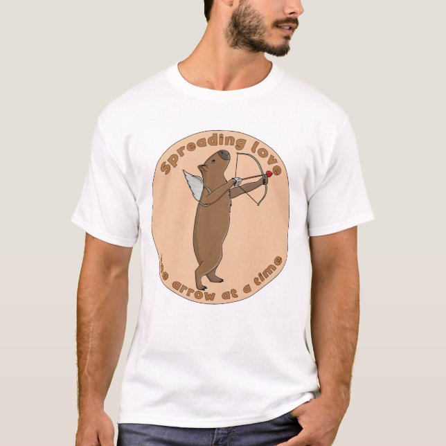 Spreading love, one arrow at a time T-Shirt (Front)