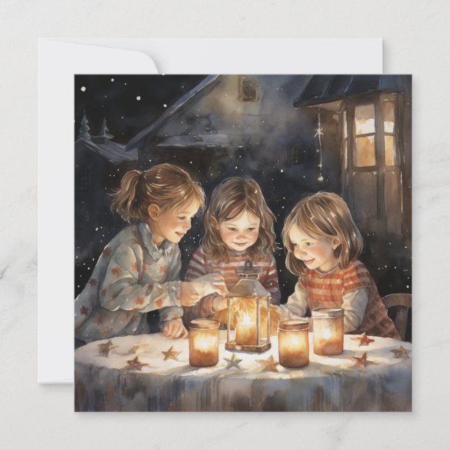 Spreading the Light of Christmas Joy Holiday Card (Front)